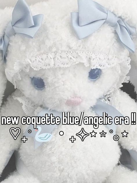 #coquette #blue #fyp #popular #pinterest #whisper #whispergirly #foryou #wonyoung #melaniemartinez #angelic Angelcore Aesthetic Outfits, Aestetic Pict, Banners Discord, Coquette Blue, Blue Coquette, Angelcore Aesthetic, Elegant Goth, Blue Whisper, Blue Perfume