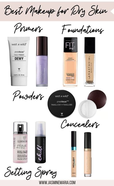 On the hunt for makeup that works best with dry skin? I got you covered. These products I've used on my clients and they have loved. Dog Dry Skin Remedy, Newborn Dry Skin, Makeup For Dry Skin, Baby Dry Skin, Best Foundation For Dry Skin, Dry Skin Diy, Dog Dry Skin, Primer For Dry Skin, Dry Skin Makeup