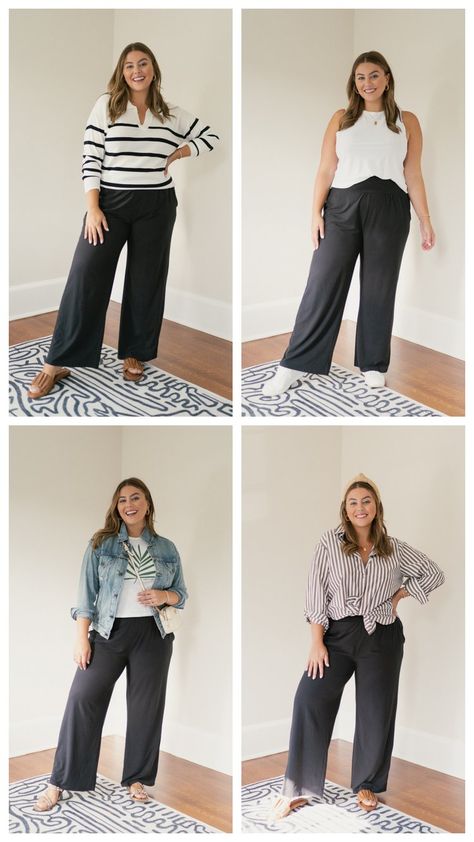 Wide Legs Black Pants Outfit, Wide Leg Black Pants Outfit For Work, Black Wide Leg Pants Outfit Work, Wide Leg Leggings Outfit, Black Wide Leg Pants Outfit Casual, Wide Leg Dress Pants Outfit, Shoes With Wide Leg Pants, Wide Leg Black Pants Outfit, Wide Leg Pants Outfit Casual