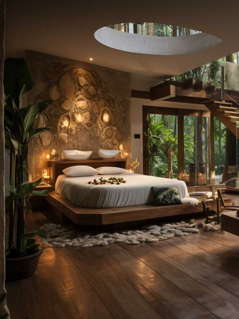 Exotic Bali Villa Interior – Nymphs 70s Architecture Interiors, Indonesian Interior Design, Indonesian Interior, Indonesian Decor, Rustic Style Bedroom, Balinese Interior, Japanese Hotel, Interior Hotel, Tropical Interior Design