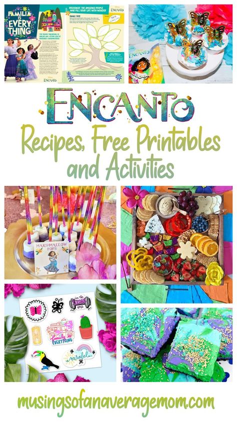 Encanto Party Activity Ideas, Encanto Scavenger Hunt, Encanto Arts And Crafts, Encanto Craft Ideas, Encanto Birthday Activities, Free Encanto Party Printables, Encanto Goodie Bag Ideas, Encanto Printables Free, Encanto Birthday Party Games