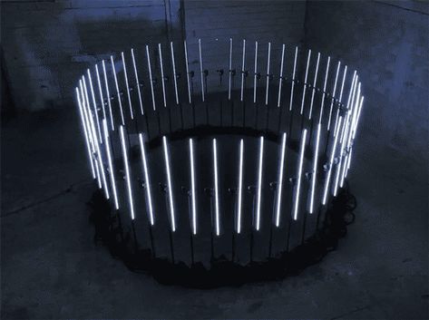 Kinetic Installation, Colossal Art, Interactive Installation, Artistic Installation, Kinetic Art, Kinetic Sculpture, Light Sculpture, Light Beam, Light Installation