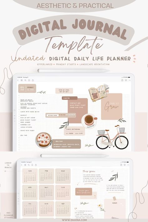 Digital Planner — Diaxna Blog — DIAxNA Study Planner Template, Pink Notion, Canva Templates Free, Exam Planner, Planner Template Free, Aesthetic Canva Templates, Aesthetic Notion Template, Free Planner Templates, Free Digital Planner