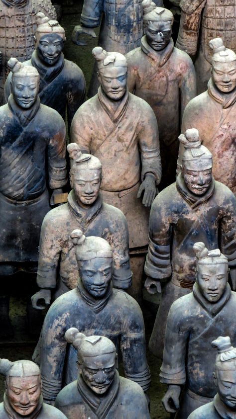 Xian China, Terracotta Warriors, Travel China, Army Soldiers, Night Train, Military Figures, Chinese History, Walled City, Early In The Morning