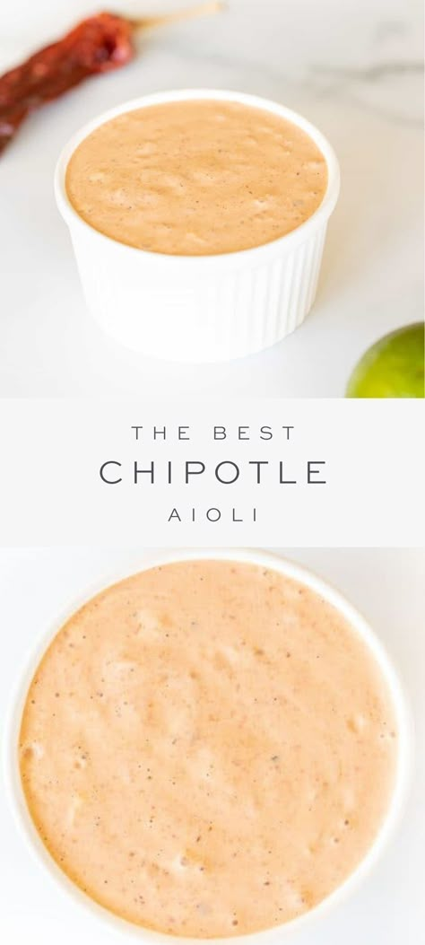 Chili Aoli Recipe, Easy Chipotle Mayo, How To Make Chipotle Mayo, Chili Aioli Recipe, Aoili Recipe Easy, Aioli Recipe Easy Mayo, Chipotle Aoli Recipe, Burger Aioli, Chipotle Aioli Recipe