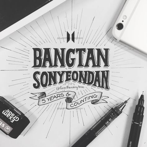 Bts Calligraphy, Wallpaper Iphone Lyrics, Iphone Lyrics, Bts Wallpaper Iphone, Bts Diy, Bts Journal, Lettering Letters, Kpop Journal, Kpop Drawings