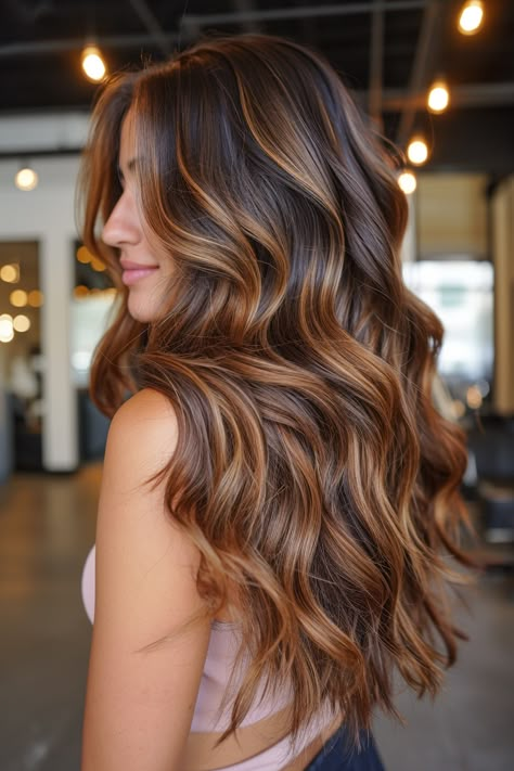 53+ California Brunette Hair Ideas From Light To Dark Hair Before And After, California Brunette, Balayage Hair Caramel, Rambut Brunette, Brunette Hair With Highlights, Caramel Hair, Brunette Balayage Hair, Long Hair Color, Hair With Highlights