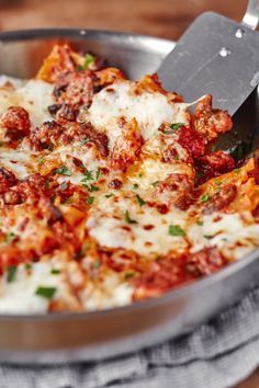 Cottage Cheese Dinner, Skillet Lasagna Recipe, Cottage Cheese Recipes Healthy, Queso Cottage, Skillet Lasagna, One Skillet Meals, Cottage Cheese Recipes, Weeknight Dinner Recipes Easy, Skillet Dinners