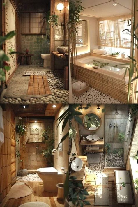 Japanese Inspired Bathroom, Japanese Bathroom Design, Japanese Bathroom, Japanese Apartment, Small Bathroom Designs, Zen Bathroom, Urban Apartment, Bathroom Layouts, Bad Inspiration