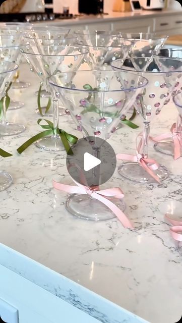 RAVEN ELYSE on Instagram: "I’m a Virgo, of course I’m decorating the martini glasses for my birthday party! #atinibitolder #martiniparty" Martini Decorations, Martini Bar Party Ideas, Martini Party Ideas Decoration, Martini Birthday Party Theme, Tini Birthday, Diy Bar Area, Martini Bar Party, Martini Themed Party, Wine Glass Decorating Ideas