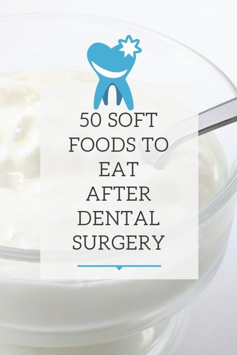 Just had oral surgery? Had your wisdom teeth removed? Eating can be hard, and it is important for healing to eat only soft foods for a few days. With these suggestions, you won't get bored with food! Wisdom Teeth Removal Food, Eating After Tooth Extraction, Wisdom Teeth Food, Wisdom Teeth Recovery, Soft Foods To Eat, After Wisdom Teeth Removal, Teeth Surgery, Soft Foods Diet, Wisdom Tooth Extraction