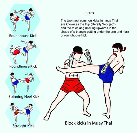 Muay Thai Techniques – All about Thai Boxing moves - Muay Thai Techniques Kicks Thai Workout, Muay Thai Workouts, Muay Thai Techniques, Muay Boran, Muay Thai Martial Arts, Fighter Workout, Mixed Martial Arts Training, Boxing Techniques, Muay Thai Kicks