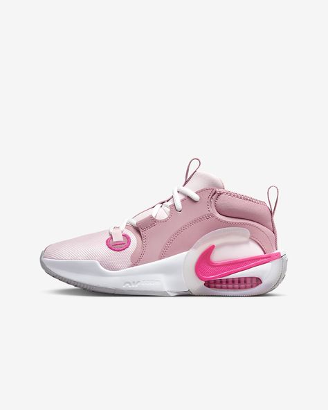 Nike Air Zoom Crossover 2 Older Kids' Basketball Shoes. Nike ZA Cool Basketball Shoes Nike, Nike Pink Basketball Shoes, Cool Volleyball Shoes Pink, Hot Pink Basketball Shoes, Girl Basketball Shoes, Basketball Shoes Pink, Nike Rosa, Cool Basketball Shoes, Pink Volleyball Shoes