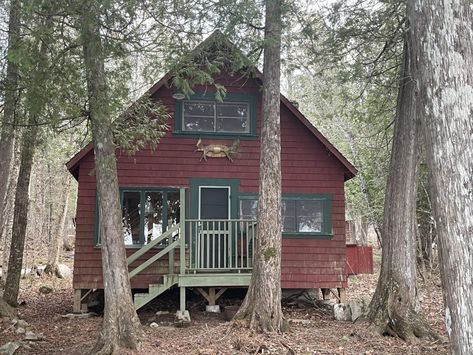 Ski cabin exterior