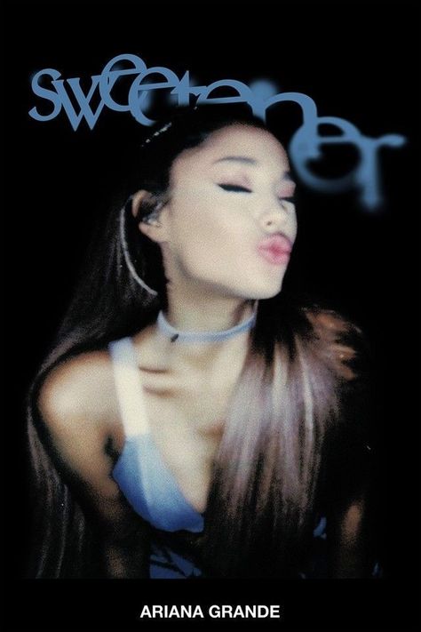 Ariana Grande Poster Sweetener, Teen Posters, Sweetener Era, Ariana Grande Poster, Ariana Grande Anime, Ariana Tour, Ariana Grande Album, Miss Girl, Ariana Grande Sweetener