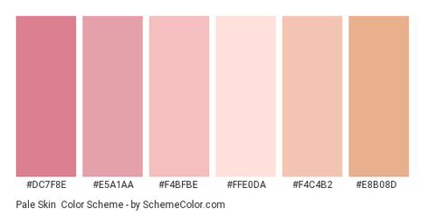 Color scheme palette image Aqueous Cream, Pale Skin Color, Summer Hair Inspiration, References Face, Color Durazno, Ink Splash, Hexadecimal Color, Pink Names, Peach Puff