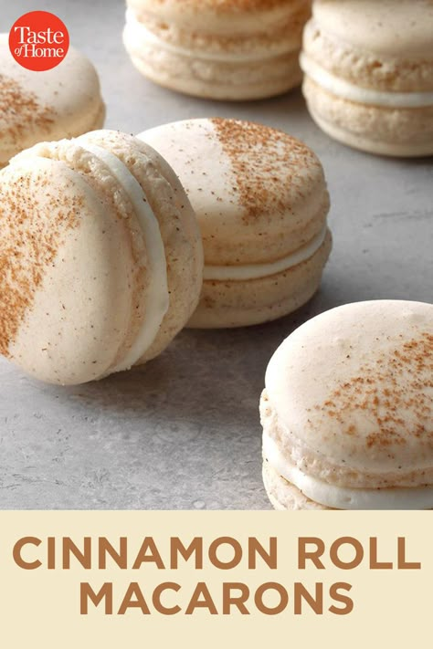 Recipe Macarons, Cinnamon Macarons, Easy Macaroons Recipe, Macaron Pistache, French Macaroon Recipes, Kue Macaroon, Macarons Recipe, Macarons Macaroons, Macaron Recipes