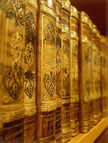 Old Books Are the Most Beautiful! by Emikokolala, via Flickr Hufflepuff Aesthetic, Yennefer Of Vengerberg, Golden Books, All That Glitters Is Gold, Cersei Lannister, Gold Book, Gold Aesthetic, Harry Potter Aesthetic, Shades Of Gold