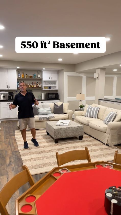 Finished Basements NJ ™ | Small Space, Big Impact! 😍 • #interiordecor #design #newjersey #realestate | Instagram Basement Layout Floorplan, Small Basement Living Room, Small Basement Family Room Ideas, Realestate Instagram, Basement Rental, Small Finished Basements, Small Basement Bedroom, Small Basement Apartments, Small Basement Ideas