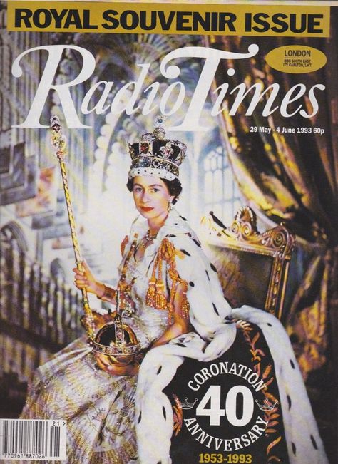 Radio Times: 29th May to 4th June 1993 | Video Collection International Wikia | Fandom The Queen Of England, Rainha Elizabeth Ii, Hm The Queen, Elisabeth Ii, Platinum Jubilee, Queen Of England, Her Majesty The Queen, Elizabeth I, George Vi