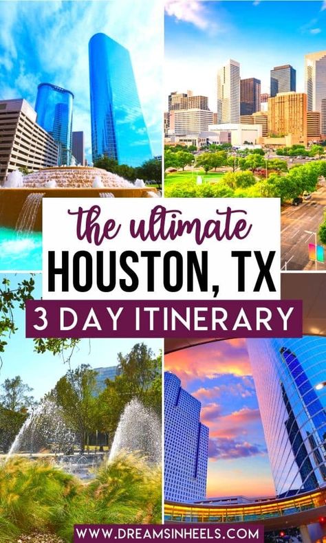 Searching for the best 3 days in Houston itinerary? In this post, a Houstonian shares how to experience the best of Houston in 3 days.| Houston things to do in | Houston Itinerary | Houston aesthetic | Houston Texas | Houston Texas things to do in | Houston Texas Photography | Houston rockets | Houston | weekend in Houston | 3 days in Houston | what to eat in Houston | what to do in Houston | things to see in Houston | Houston travel | USA Travel | #houstontexas #houstonitinerary #dreamsinheels What To Wear In Houston Texas, Places To Visit In Houston Texas, Houston Things To Do, Things To Do Houston Texas, Houston Bachelorette Party, Houston Itinerary, Aesthetic Houston, Houston Travel Guide, Houston Outfits