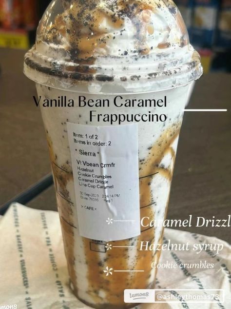 Cookie Starbucks Drink, Starbucks Cold Coffee Drinks, Good Starbucks Drinks, Kawa Starbucks, Coffee From Starbucks, Starbucks Copycat Recipes Drinks, Starbies Drinks, Starbucks Drink Menu, Starbucks Drink Ideas