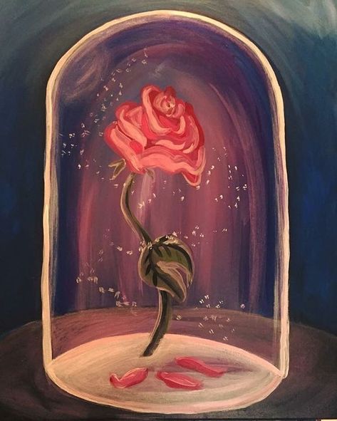 Easy Ethereal Painting, Pink Aesthetic Acrylic Painting, Canvas Painting Besties, Disney Oil Painting, Easy Big Painting Ideas, Pink Monochromatic Painting, Meaningful Paintings Deep Easy, Painting Ideas Big Canvas, Painting Ideas On Canvas Disney