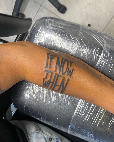 Area Code Tattoos, No Love Tattoo, Typographic Tattoo, Black People Tattoos, Cornrow Braids Men, If Not Now Then When, Black Men Tattoos, Stomach Tattoos Women, Half Sleeve Tattoos Drawings