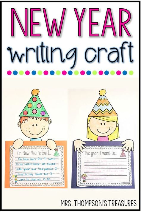 Free New Years Writing Craft After the winter break its always nice to be prepared with a fun activity to get everyone back into school mode! This pack of free writing prompts is the perfect way to encourage students to get writing again and wake up those hand muscles! There are multiple prompts to choose from (including some blank pages) ... Read More about Free New Years Writing Craft The post Free New Years Writing Craft appeared first on Classroom Freebies. New Year Writing, First Grade Freebies, Free Writing Prompts, January Ideas, New Year Activities, January Activities, Cute Writing, 2nd Grade Writing, 1st Grade Writing