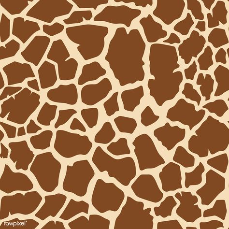 Seamless giraffe skin pattern vector | free image by rawpixel.com / manotang Animal Print Background, Colorful Animal Print, Deco Jungle, Stencil Ideas, Free Illustration Images, Giraffe Art, Animal Print Wallpaper, Giraffe Pattern, Skin Pattern