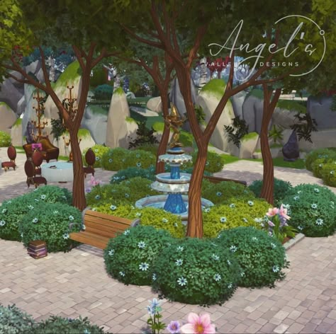 Disney Dreamlight Valley Ideas Fountain, Disney Dream Light Plaza Ideas, Disney Dreamlight Valley Pond Ideas, Disney Dreamlight Valley Topiary Square, Disney Dreamlight Valley Fountain, Disney Dreamlight Valley Carnival Ideas, Remy House Dreamlight Valley, Disney Dream Light Valley Garden, Minnie’s House Dreamlight Valley