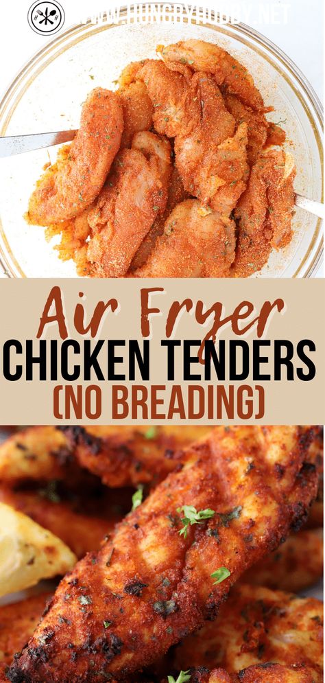 Easy Chicken Air Fryer, Best Air Fried Chicken Tenders, How To Air Fry Chicken Tenders, Quick Chicken Recipes Air Fryer, Keto Air Fried Chicken Tenders, Air Frying Chicken Tenderloins, Air Fryer Tenders Recipes, Keto Chicken Fingers Air Fryer, Boneless Chicken Tenders In Air Fryer