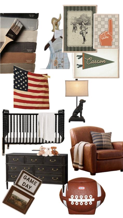 Americana Nursery, Boys Bedroom Makeover, Big Boy Bedrooms, Boy’s Room, Toddler Boys Room, Baby Boy Room Nursery, Nursery Room Design, Baby Room Inspiration, Nursery Room Inspiration