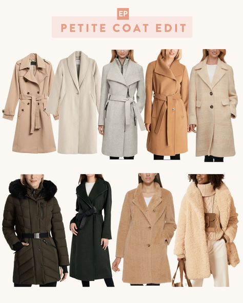 well stocked winter coats and jackets for petite women // visit the blog post to see my picks for trench coats, tailored / wool coats, puffer coats, teddy / sherpa coats and more! Petite Women Outfits, Petite Winter Coats, Fall Jackets Outfit, Muted Autumn, Winter Jacket Outfits, Thick Jeans, Fall Winter Coat, Colorado Winter, Extra Petite