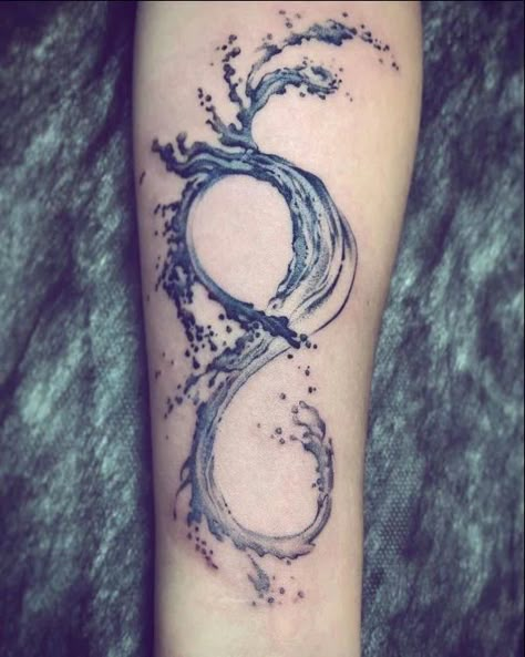 Tidal Wave Tattoo, Swimming Tattoo, Zombie Tattoos, Tattoo Removal Cost, Meaning Tattoos, Infinity Tattoo Designs, Water Tattoo, Wave Tattoo, Aquatic Creatures