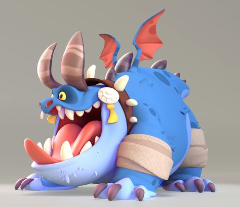 ArtStation - Dragon 3D Art, Smita Kumari Stylized Dragon, Arnold Render, Stylized 3d, Dragon 3d, All Cartoon, 3d Character Design, 3d Toys, Digital Sculpture, Vector Art Design