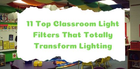 11 Best Classroom Light Filters and Covers That You Will Definitely Like Diy Light Filters For Classroom, Covering Florescent Lights Classroom, Cover Florescent Lights Ceilings Classroom, Diy Light Covers Classroom, Diy Florescent Light Cover Classroom, Florescent Light Covers Diy, Fluorescent Light Covers Diy Classroom, Classroom Light Covers, Classroom Lighting Ideas