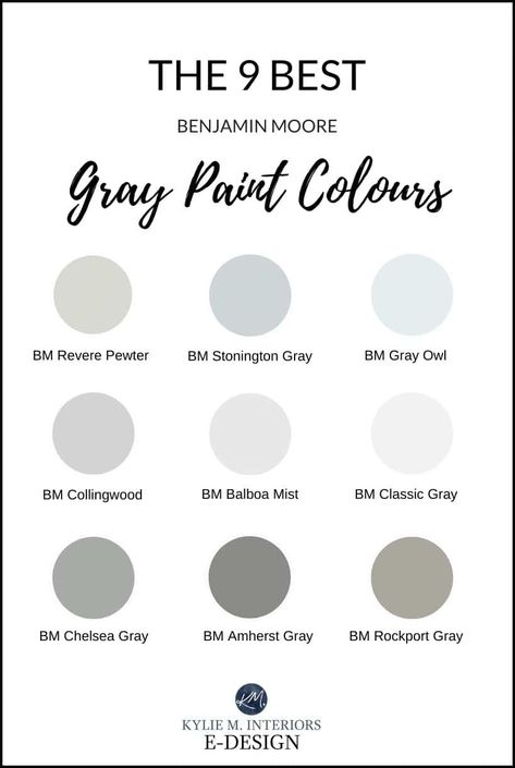 Benjamin Moore Paint Colors Gray, Paint Colors Gray, Scandinavian Outfits, Warm Grey Paint Colors, Best Gray Paint, Warm Gray Paint, Light Grey Paint Colors, Benjamin Moore Gray, Gray Paint Colors