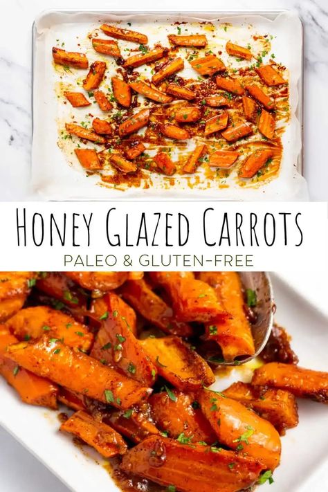 Paleo Glazed Carrots, Gluten Free Glazed Carrots, Agave Glazed Carrots, Keto Glazed Carrots, Paleo Appetizer, Paleo Holiday Recipes, Carrot Recipes Side Dishes, Carrots Healthy, Honey Carrots