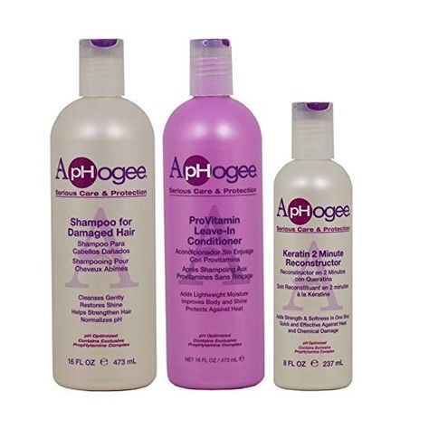 Amazon.com : ApHogee Shampoo for Damaged Hair + ProVitamin Leave-In Conditioner 16oz + Keratin 2 Minute Reconstructor 8oz"Set" : Beauty Green Tea Shampoo, Hair Relaxer, Best Shampoo And Conditioner, Mouth Care, Afro Hair Care, Shampoo For Damaged Hair, Shampoos And Conditioners, Good Shampoo And Conditioner, Hair Care Growth