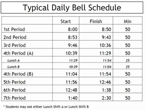 high school schedules 7 period days | class periods highly regulated time and a 180 day calendar High School Timetable, High School Class Schedule, Rp Tips, Period Schedule, Middle School Schedule, High School Schedule, Bloxburg School, Class Schedule Template, Teacher Planner Templates