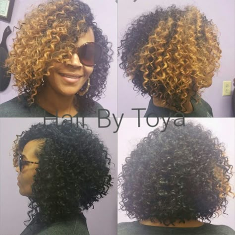 Model Model Jerry Curl quick weave bob ☆ Hair Curled Hairstyles, Jerry Curl Weave, Curly Bob Haircut, Jerry Curl Hair, Short Quick Weave Hairstyles, Weave Bob Hairstyles, Weave Bob, Crochet Curls, Quick Weave Bob