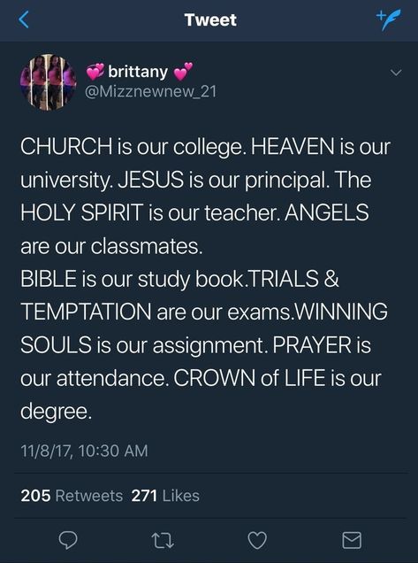 I see Angels as more like RA or university faculty rather than classmates, but I like this analogy. Ayat Alkitab, Bible Notes, Bible Study Notes, Christian Motivation, Hilarious Memes, Things Happen, Christian Quotes Inspirational, Bible Encouragement, Verse Quotes