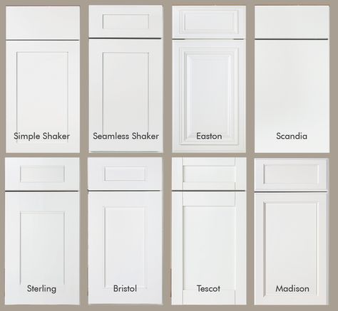 Types Of Shaker Cabinet Doors, Full Overlay Cabinet Door Styles, Kitchen Cabinet Shaker Style, Diy Kitchen Island From Upper Cabinets, Shaker Style Doors Kitchen Cabinets, Recessed Cabinets Kitchen, Kitchen Design Shaker, Full Overlay Shaker Cabinets, Cabinet Faces Styles