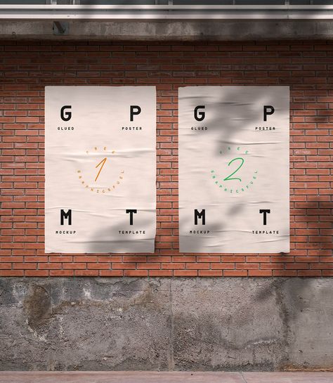 Free Brick Wall Glued Street Poster Mockup PSD - Good Mockups Poster Mockup Free, Poster Mockup Psd, Billboard Mockup, Wall Mockup, Sign Mockup, Product Mockup, Iphone Mockup, Creative Poster, Free Photoshop