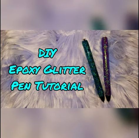 How To Epoxy Pens Diy, How To Make Custom Pens, How To Make Pens With Epoxy, Glitter Pens Epoxy Ideas Diy, Diy Epoxy Pens, How To Decorate Pens, Epoxy Pens Tutorial, How To Make Resin Pens, How To Make Epoxy Pens