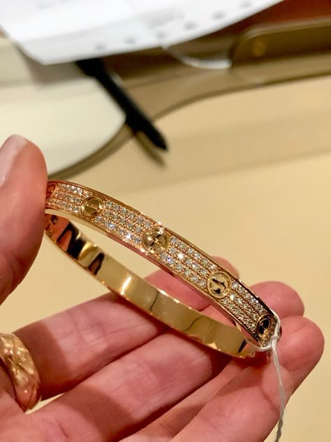 Expensive Jewelry Luxury Bracelets, Cartier Love Bracelet Stack, Love Bracelet Stack, Cartier Love Bracelets, Love Bangle, Bvlgari Jewelry, Bracelet Cartier, Expensive Jewelry Luxury, Accesories Jewelry