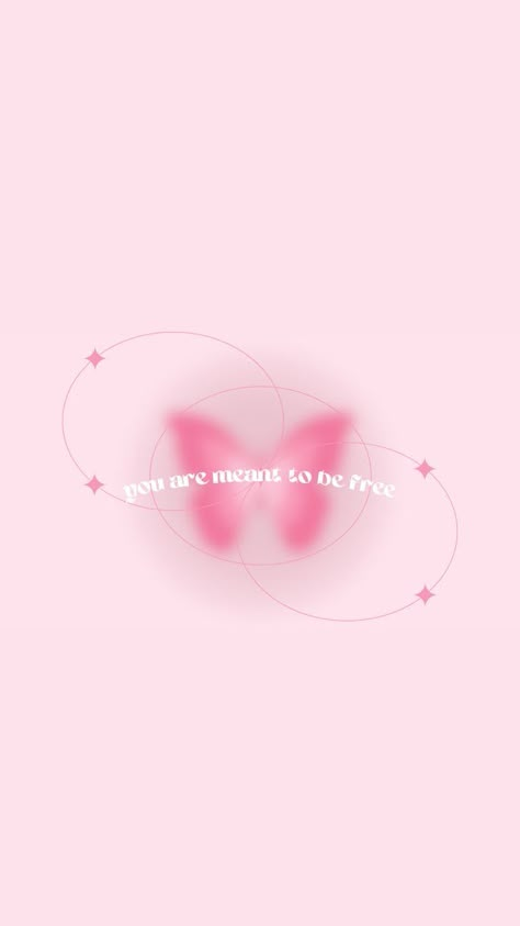 Aesthetic Heart Wallpaper, Pink Aesthetic Quotes, Pink Wallpaper Quotes, Butterflies In Flight, Pink Story, Butterfly Wallpapers, Pink Wallpaper Ipad, Desain Buklet, Desain Quilling