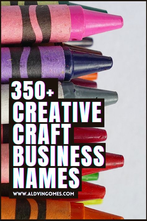 Planning to start a craft business? But stuck on finding good names? Here is the list of craft business names to grab for your business. unique craft business names, craft business name ideas, catchy craft business name ideas, craft business name generator, creative craft business names, craft business name ideas inspiration. Craft Page Name Ideas For Instagram, Art And Craft Names For Instagram, Cute Business Names For Crafts, Creative Names For Art Page, Craft Name Ideas, Art Business Names Ideas, Creative Names For Art Business, Art Studio Names, Art Page Name