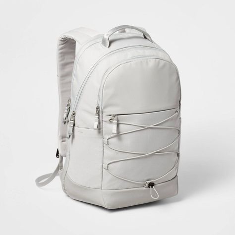 19-inch Silver Backpack | All in Motion™ https://whispers-in-the-wind.com/back-to-school-bag-essentials-you-didnt-know-you-needed-but-totally-do/?navy-jansport-cool-student-175-backpack All In Motion Backpack, Good Backpacks For High School, Large Backpacks For School, Book Bags For High School, Backpack For Middle School, Book Bags For School, Cute School Backpacks, Light Blue Backpack, Highschool Backpack